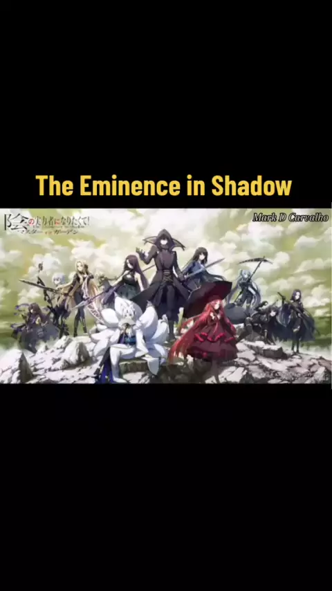 Teaser trailer e imagem promocional da série anime The Eminence in Shadow
