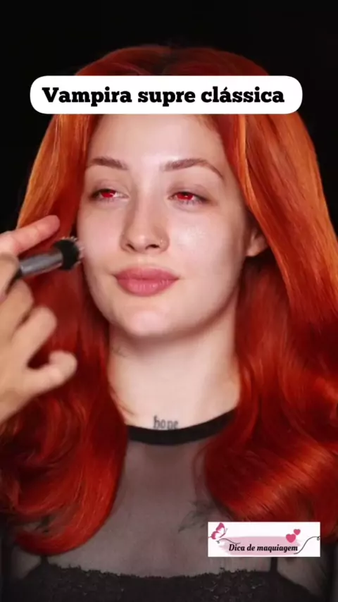 MAQUIAGEM de VAMPIRA  tutorial completo 