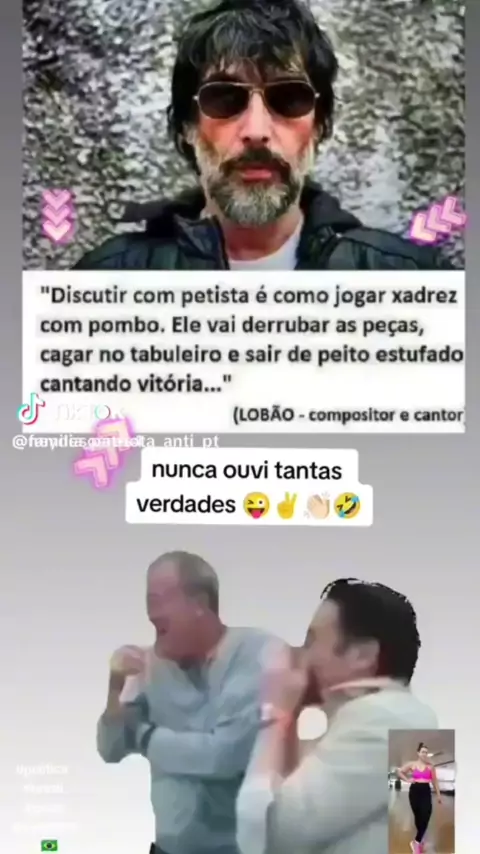 DISCUTIR COM PETISTA É COMO JOGAR KADREZ COM POMBO; - iFunny Brazil