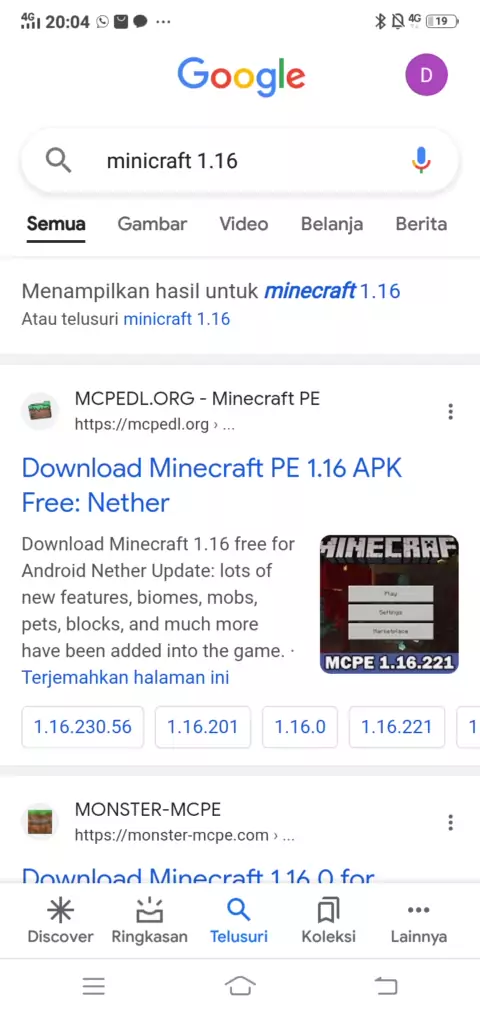 Baixar Minecraft 1.16.40.02 para Android Grátis - Uoldown
