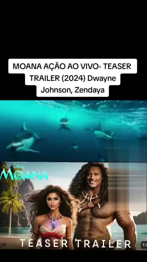 MOANA Live Action - Official Trailer (2024) Zendaya, Dwayne Johnson