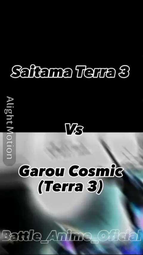 COSMIC GAROU TERRA 3 VS SAITAMA TERRA 2