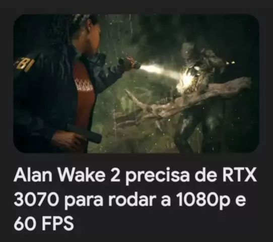 Alan Wake 2 tem requisitos mínimos e recomendados assustadores! Seu PC  roda?