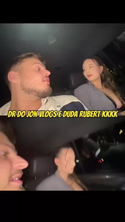 Jon Vlogs beijando a Duda Rubert pela primeira vez em live(sobrou ate para  Ruyter) 