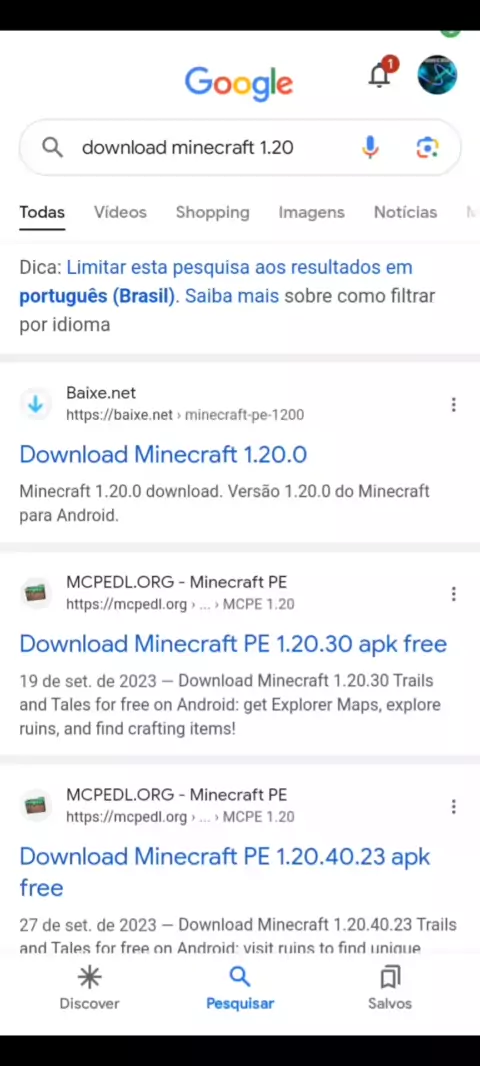 Download Minecraft PE 1.20 on Android for free