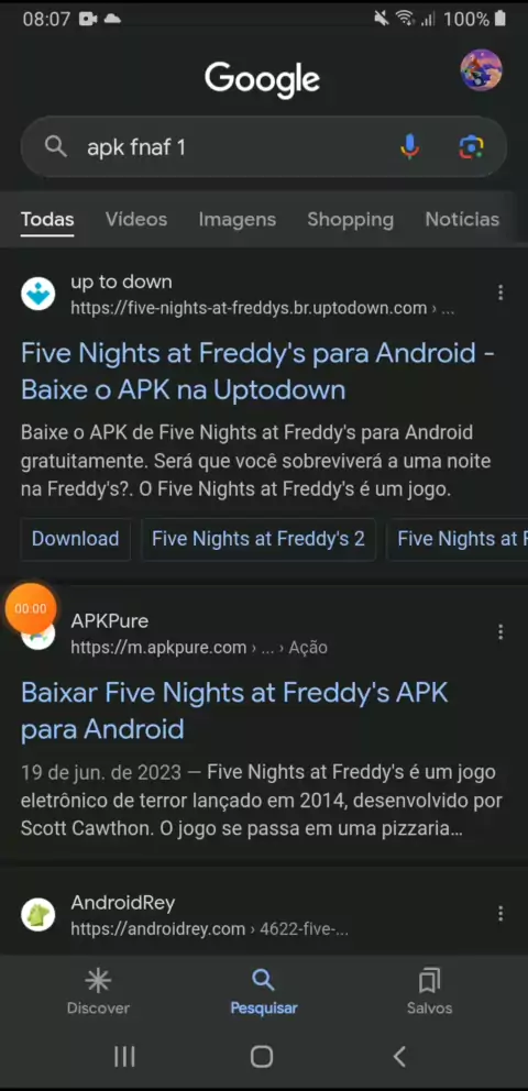 Fnaf 1 dublado download android