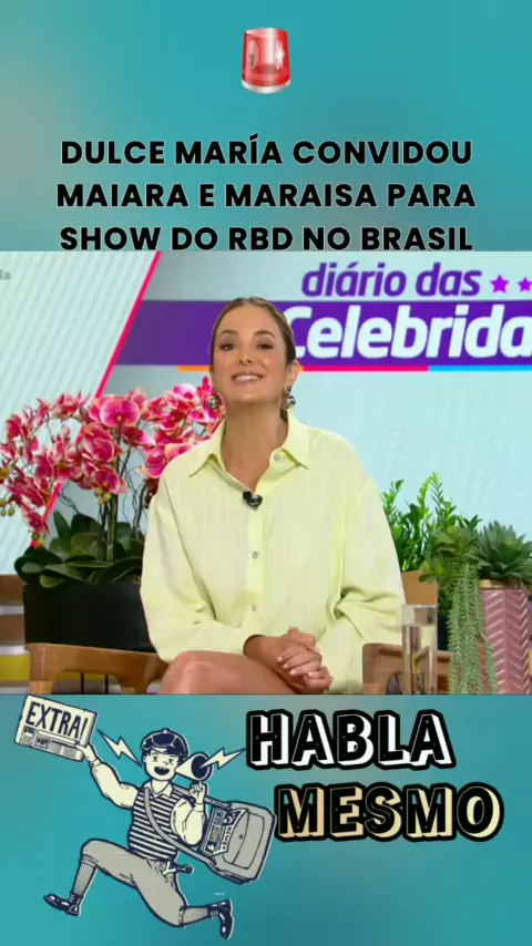 Dulce María convidou Maiara e Maraisa para show do RBD no Brasil