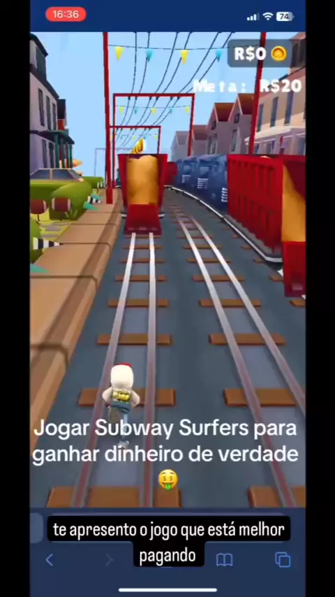 o novo jogo do subway surf para ganhar dinheiro é verdadeiro
