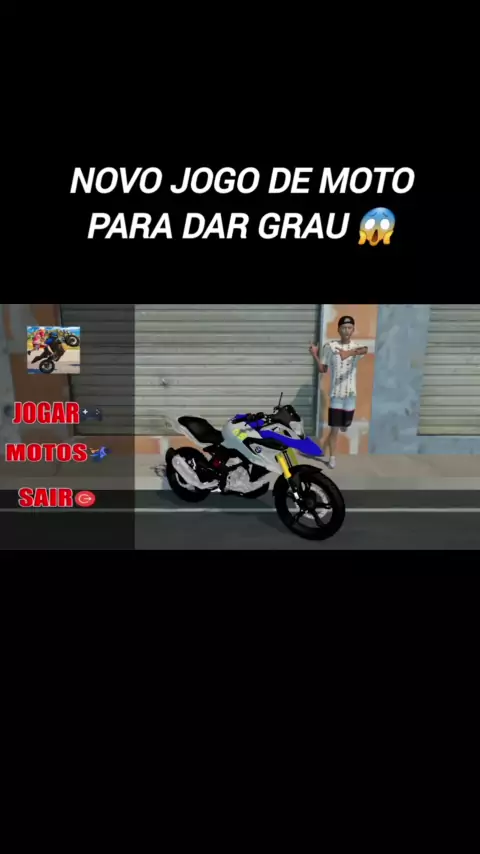 video de jogo de moto de dar grau