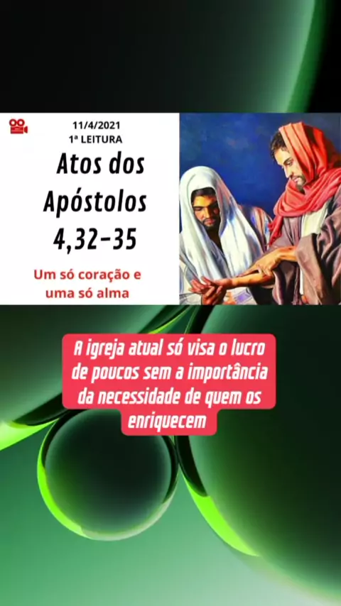 Atos dos Apóstolos 4:32-35 - Bíblia