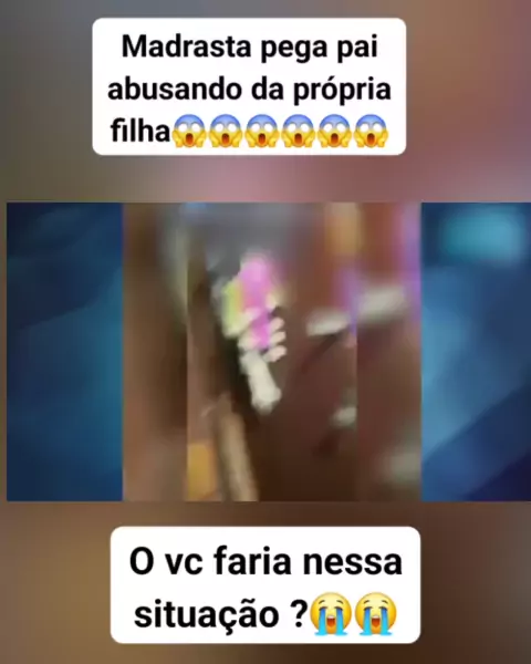 mulher flagra pai abusando de filha 