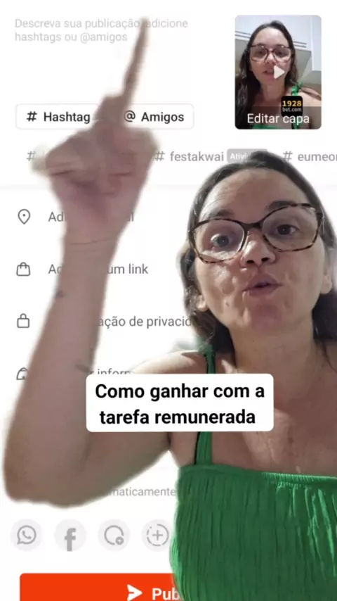 como colocar link de jogo no kwai