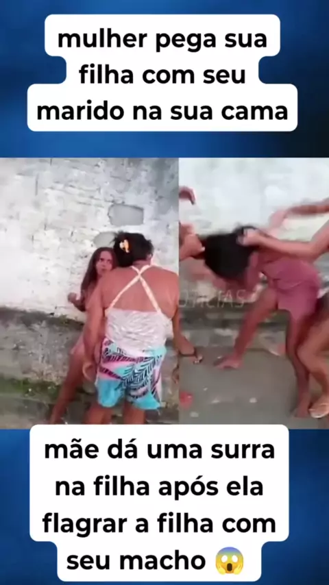 Mae flagra marido com a filha